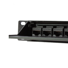 Factory price unshielded cat5e 24 port patch panel